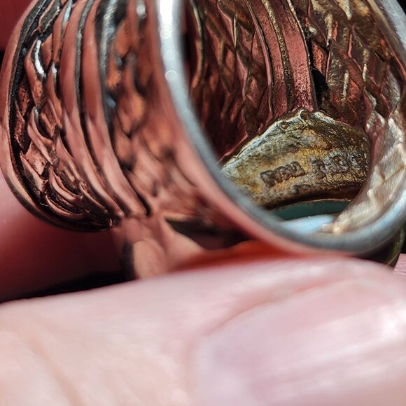 Turquoise and Sterling Heart Dainty Ring - Etsy Unique Artisan Heart Shaped Large Turquoise and Sterling Silver Ring, Size 6.5